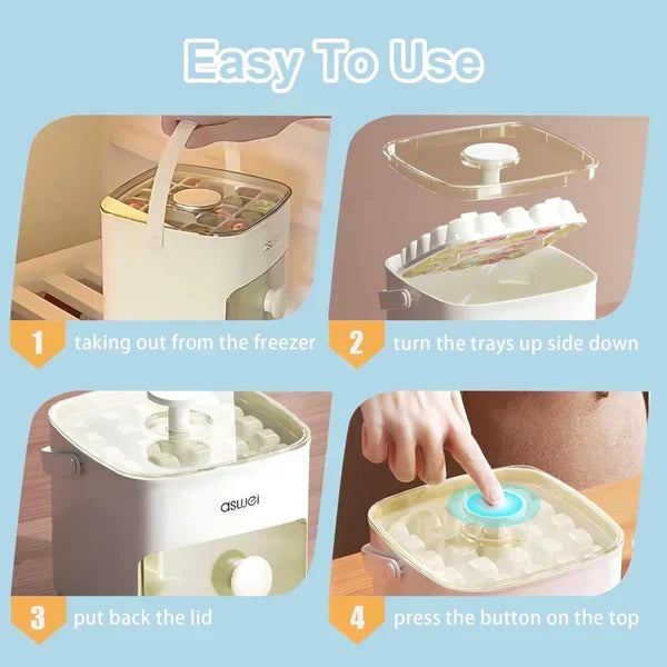 48 Grid Pressing Ice Cube Molds