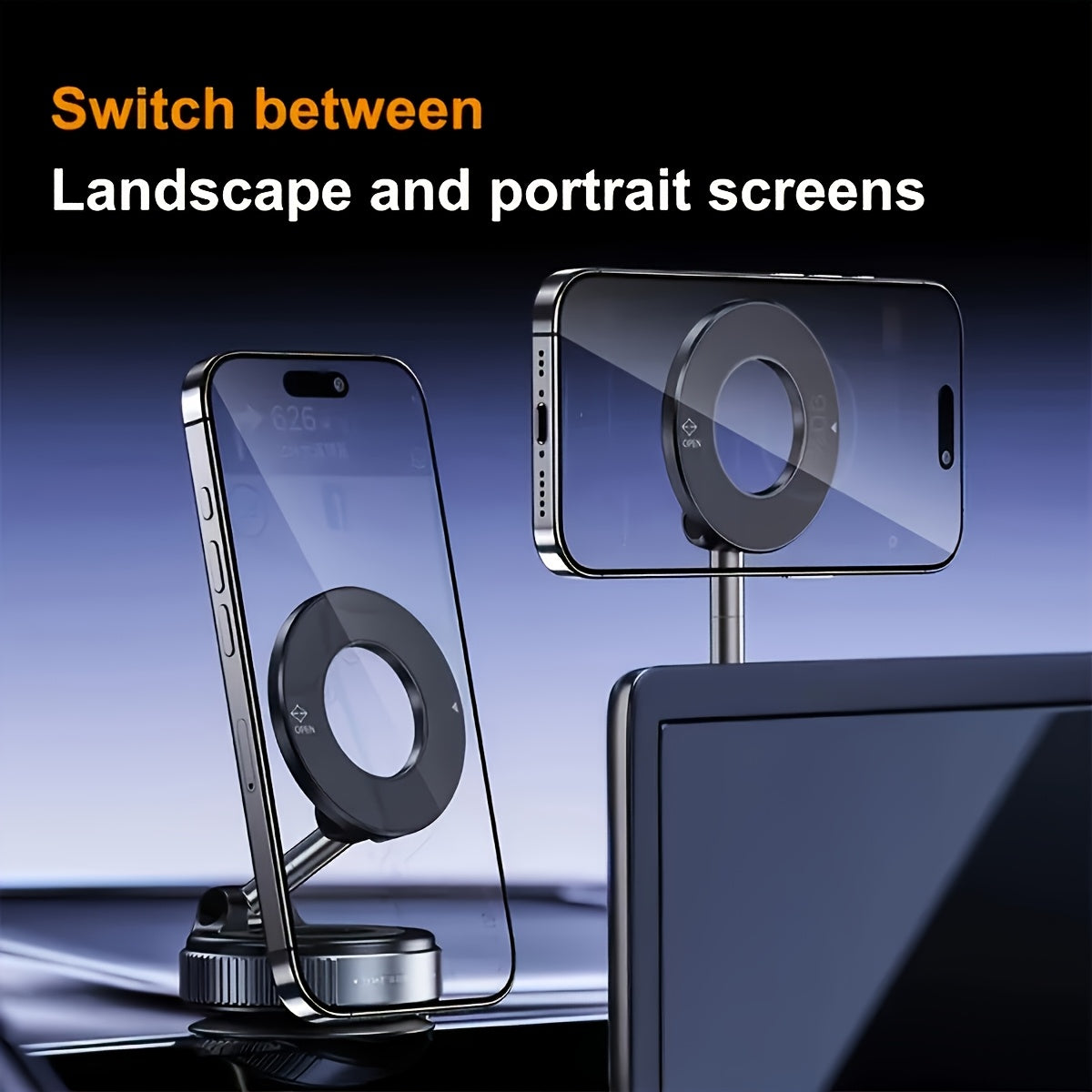 360° Rotating Magnetic Phone Holder