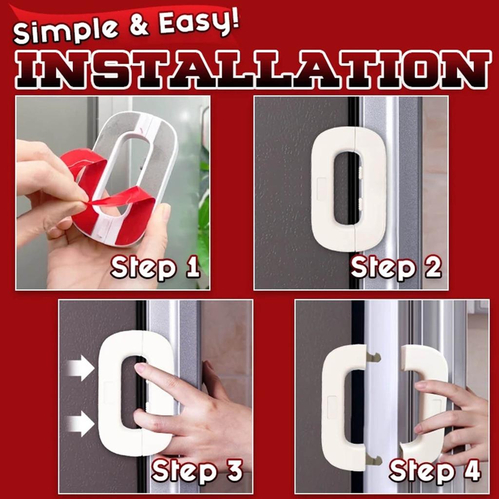 Refrigerator Lock for Child Safety