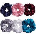 BLISS SILK XL Scrunchies - Pack of 6