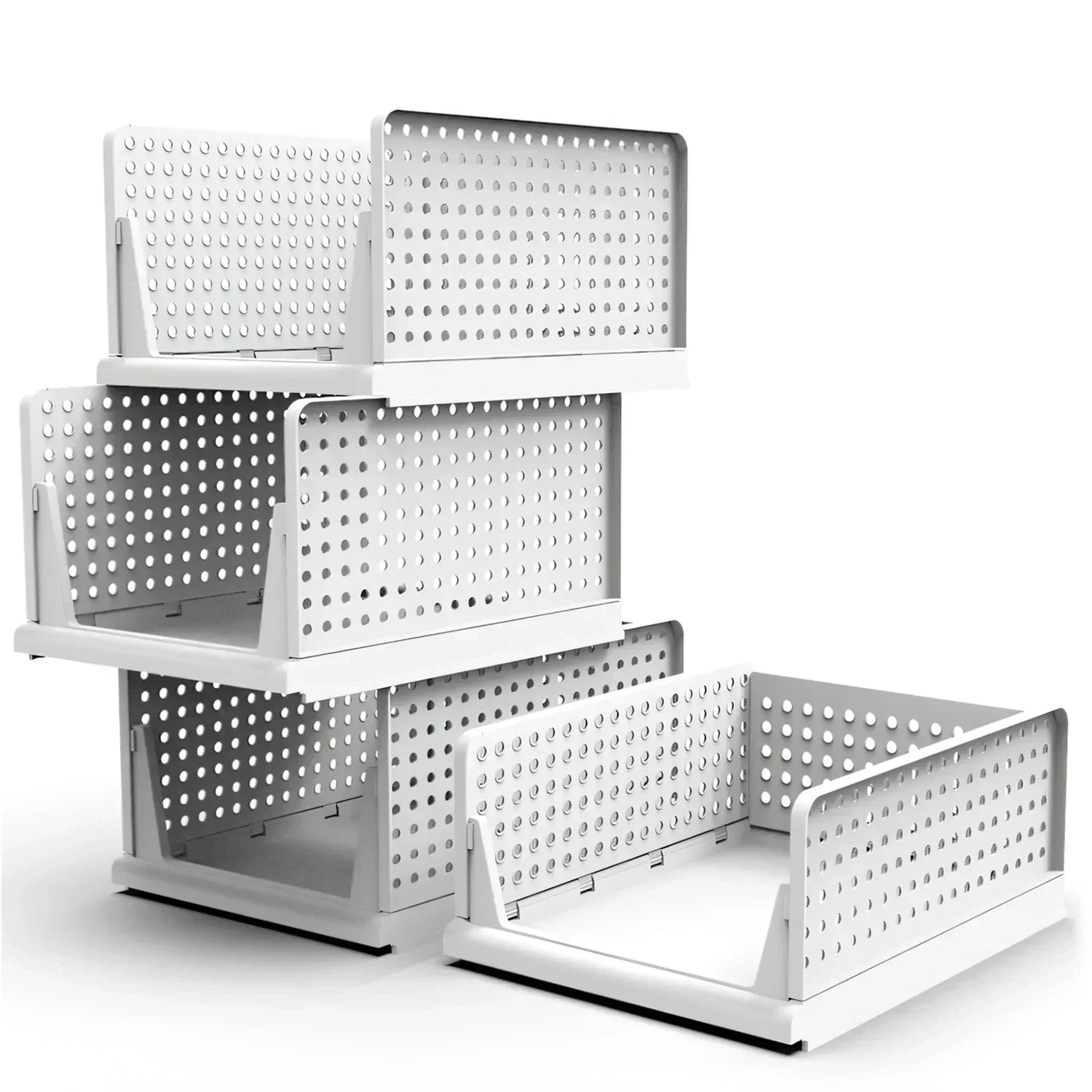 Foldable Storage Bin Stackable Drawer
