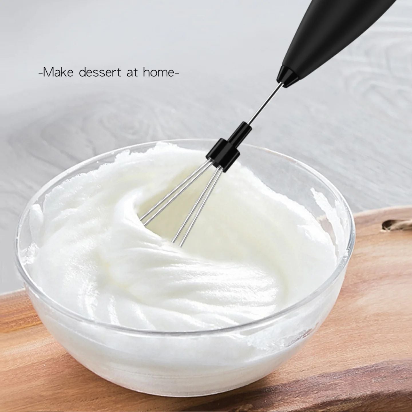 Wireless Electric Coffee And Egg Beater With Stand