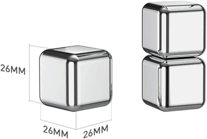 Stainless Steel Ice Cubes