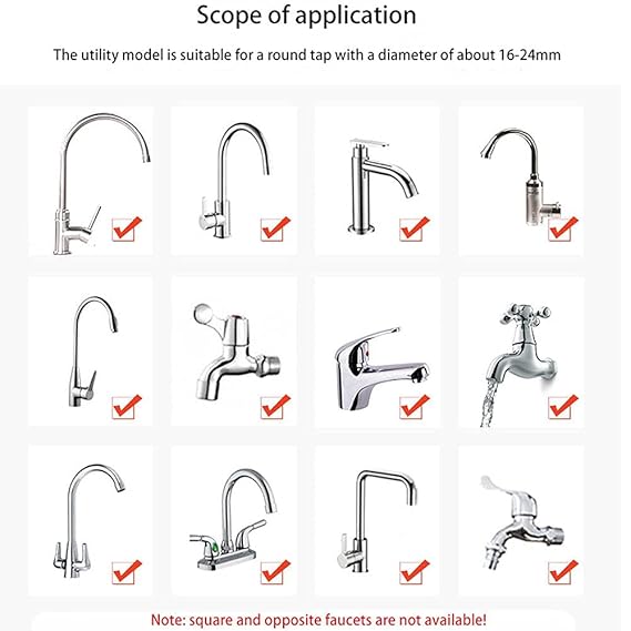 Trending Tail Kitchen Tap Extension (Pack of 4)