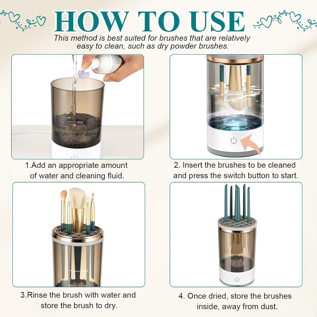 Electric Makeup Brush Cleaner