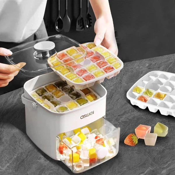 48 Grid Pressing Ice Cube Molds