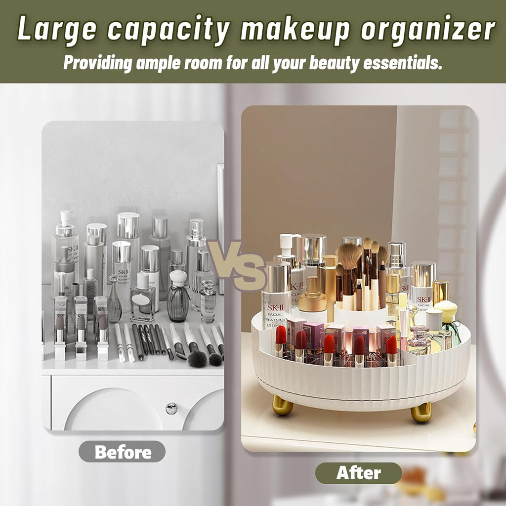 Spinning Skincare Lotion Organizer