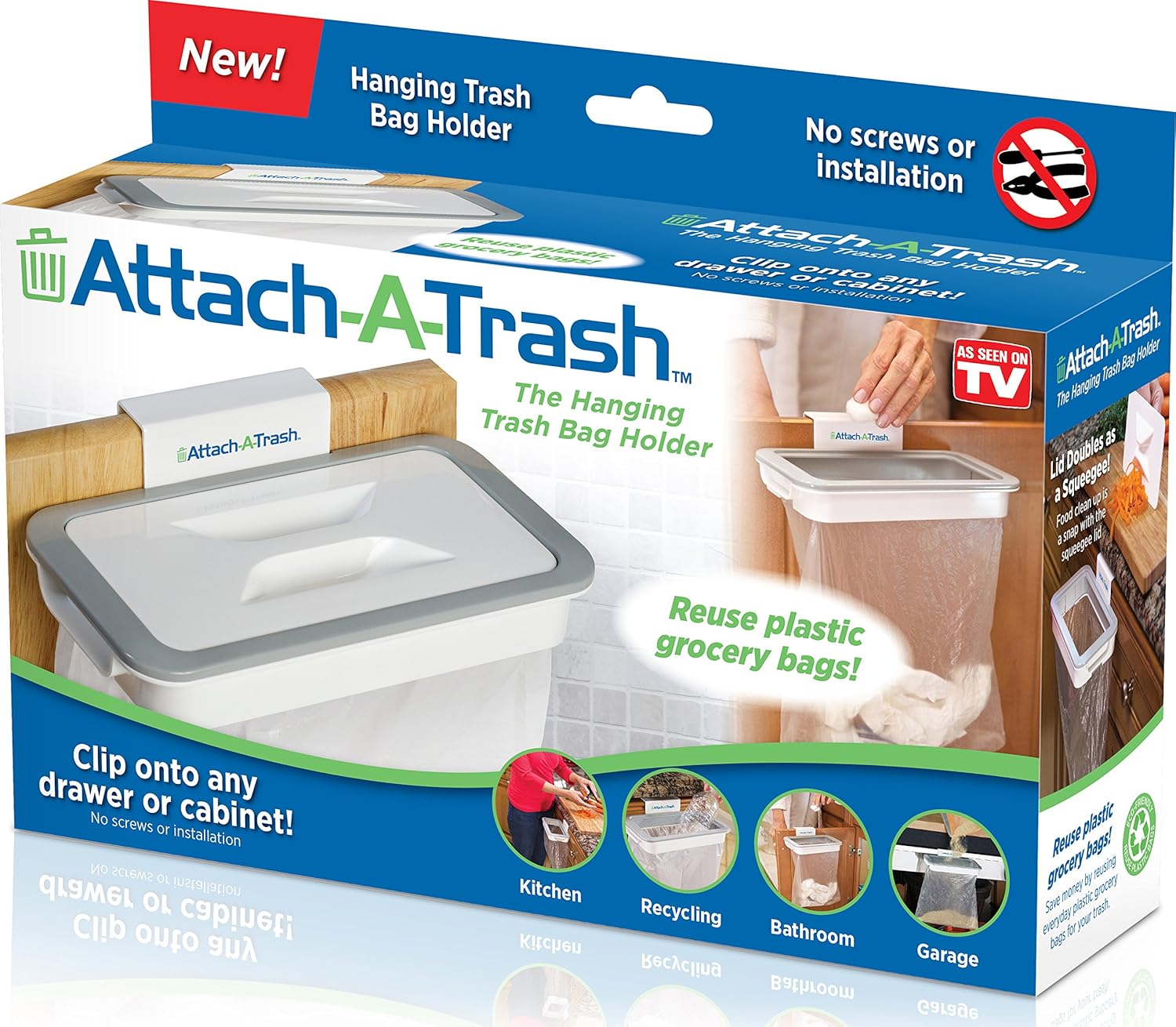 Attach-A-Trash The Hanging Bag Holder