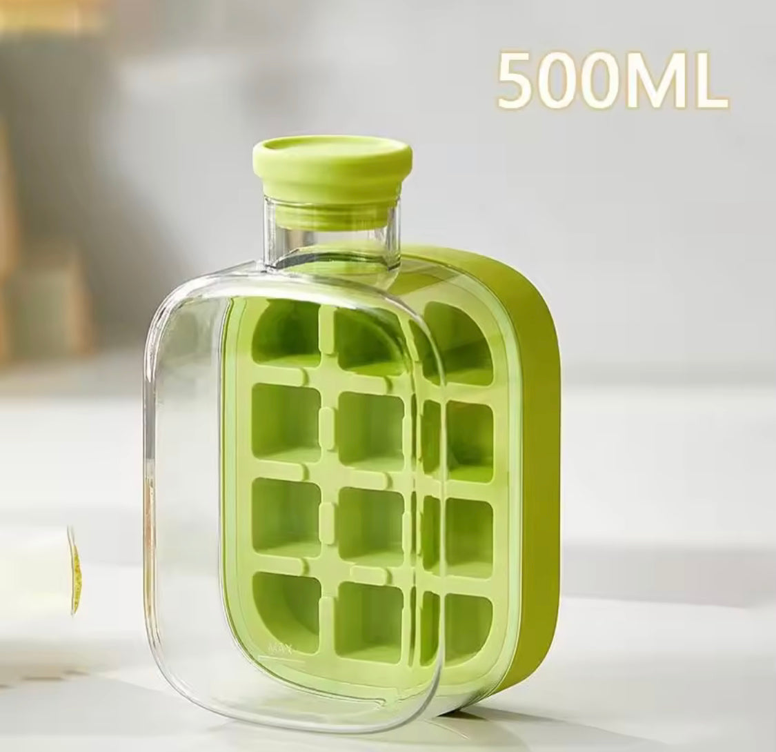 2 In 1 Ice Cube Bottle 500ml