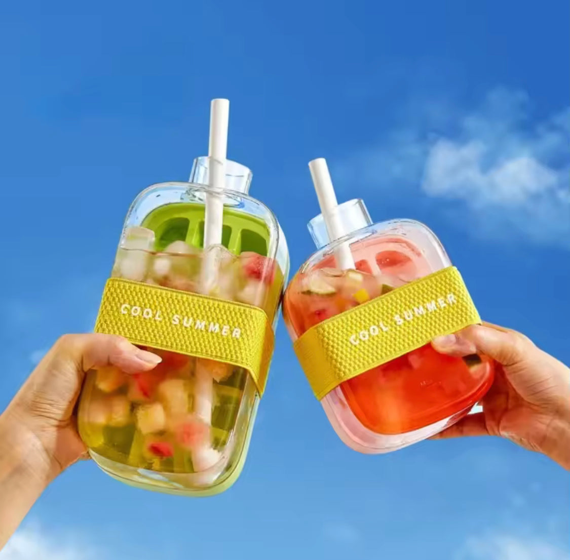 2 In 1 Ice Cube Bottle 500ml