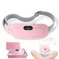 Electronic period cramp relief heating massager belt