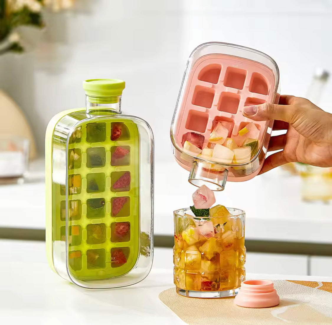 2 In 1 Ice Cube Bottle 500ml