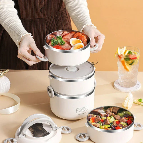 3 Layer Stainless Steel Bento Lunch Box