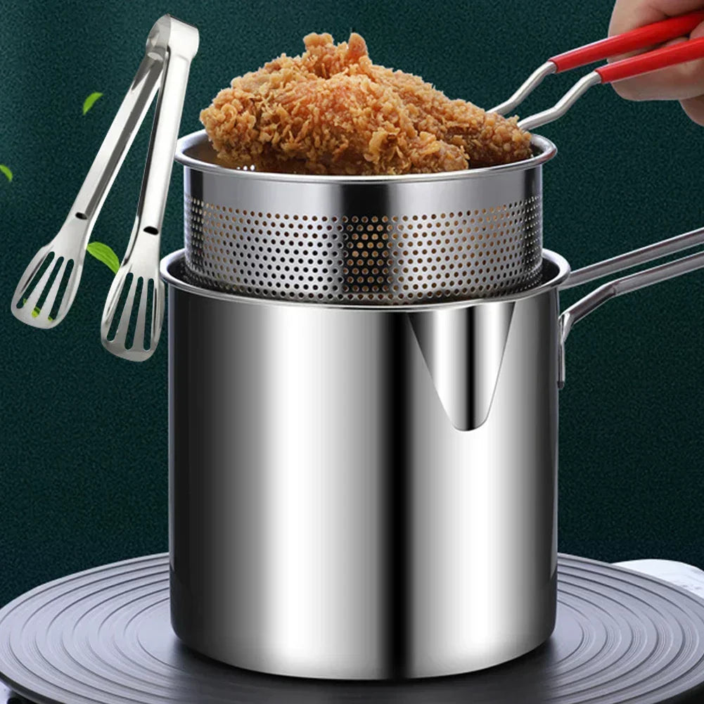 Stainless Steel Fry Pot