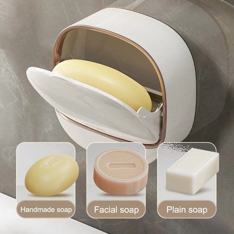 Quick-Drain Wall Mounted Soap Organizer