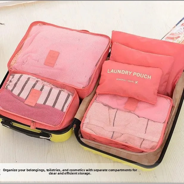 Travel Storage Bag Set (Pack of 6)